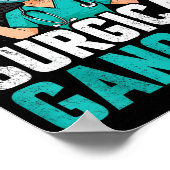 Chirurgische Gangsta Chirurgische Techniek Technol Poster (Hoek)