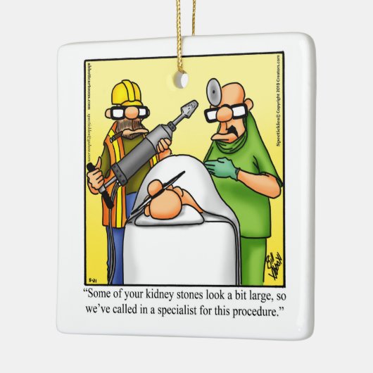 Chirurgische Humor Keramisch Ornament (Links)