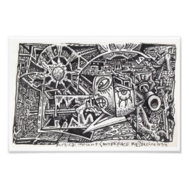 Chirurgische implantatie- (Interface Me)-technolog Foto Afdruk