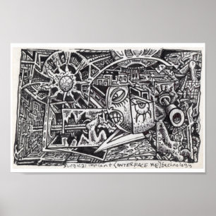 Chirurgische implantatie (Interface Me)-technologi Poster