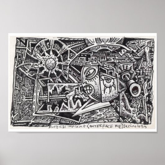 Chirurgische implantatie (Interface Me)-technologi Poster (Voorkant)