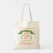 Chirurgische ingreep Fabulous Recovery (groen) Tote Bag (Achterkant)