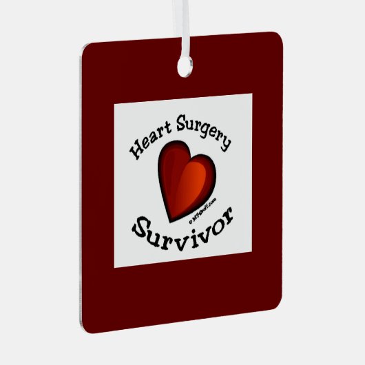Chirurgische ingreep Survivor Metal Ornament (Voorkant Rechts)