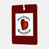 Chirurgische ingreep Survivor Metal Ornament (Voorkant links)