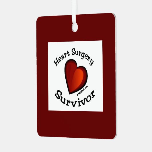 Chirurgische ingreep Survivor Metal Ornament (Voorkant links)