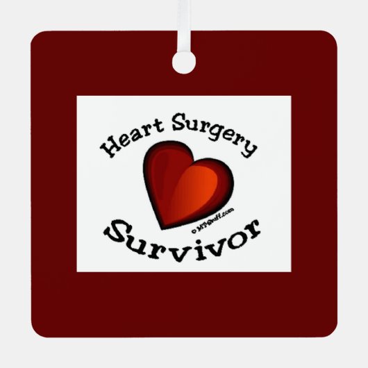Chirurgische ingreep Survivor Metal Ornament (Voorkant)