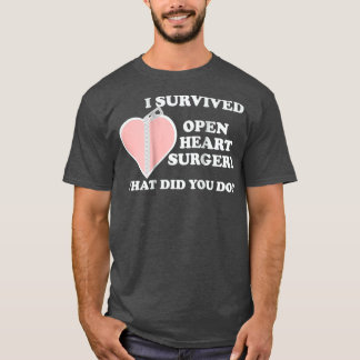 Chirurgische ingreep Survivor T Shirten Zipper Clu T-shirt