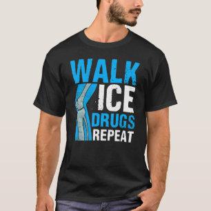 Chirurgische ingreep Survivor Walk Ice Drugs Herha T-shirt
