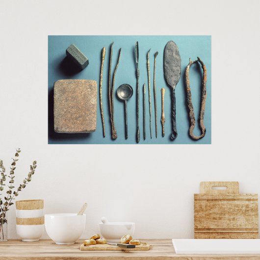 Chirurgische instrumenten poster (Keuken)