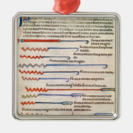 Chirurgische instrumenten van een loopband metalen ornament (Voorkant)