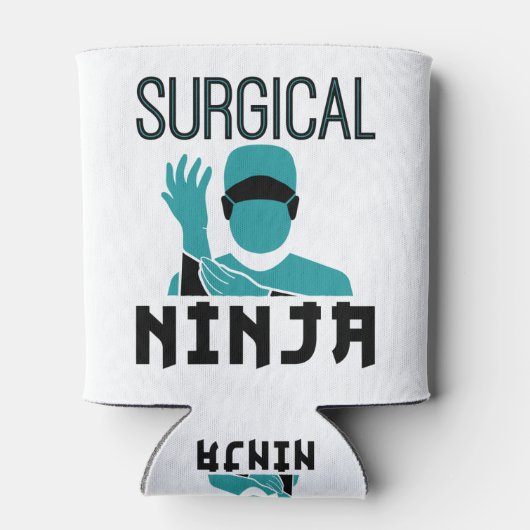 Chirurgische Ninja Scrub Tech Technoloog Blikjeskoeler (Achterkant)