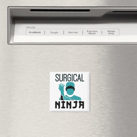 Chirurgische Ninja Scrub Tech Technoloog Magneet (Insitu (Vaatwasser))