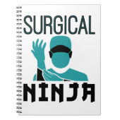 Chirurgische Ninja Scrub Tech Technoloog Notitieboek (Voorkant)