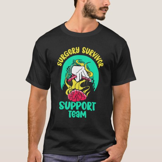 Chirurgische Survightondersteuningsteam Aneurysm B T-shirt (Voorkant)