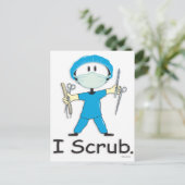 chirurgische technicus briefkaart (Staand voorkant)