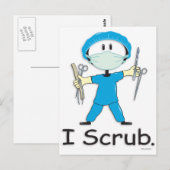 chirurgische technicus briefkaart (Voorkant / Achterkant)