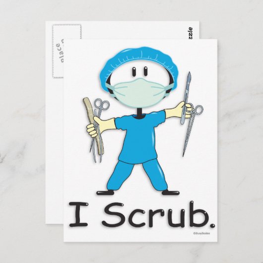 chirurgische technicus briefkaart (Voorkant / Achterkant)