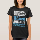 chirurgische technicus t-shirt (Voorkant)