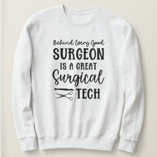 chirurgische techniek | chirurgisch technoloog trui (Design voorkant)