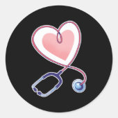 Chirurgische techniek ronde sticker (Voorkant)