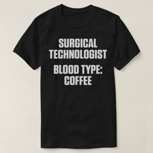 Chirurgische techniek Type scrub T-shirt (Design voorkant)