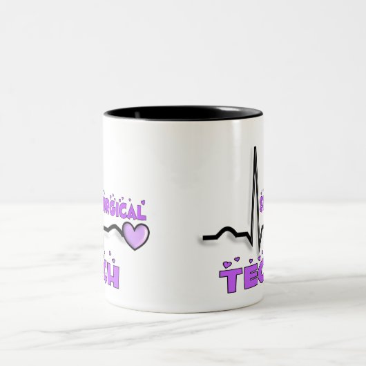 Chirurgische technische specificaties QRS-ontwerp Tweekleurige Koffiemok (Center)