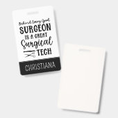 Chirurgische technologie | Chirurgische Technologi Badge (Voor- en achterkant)