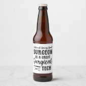 Chirurgische technologie | Chirurgische Technologi Bier Etiket (Voorkant)