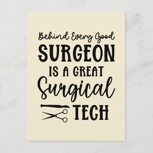Chirurgische technologie | Chirurgische Technologi Briefkaart (Voorkant)
