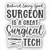 Chirurgische technologie | Chirurgische Technologi Sticker (Voorkant)