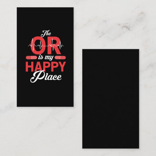 Chirurgische Technologie Gift Medical chirurg tech Visitekaartje (Voorkant / Achterkant)