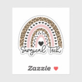 Chirurgische Technologie Regenboog, Chirurgische T Sticker (Vel)