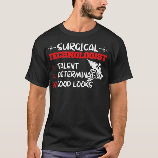 Chirurgische technologieconoom Mentors Scrub Tech T-shirt (Voorkant)