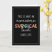 Chirurgische technologiste Funny Surgery OF Tech G Kaart (Gele Bloem)