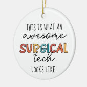 Chirurgische technologiste Funny Surgery OF Tech G Keramisch Ornament (Links)