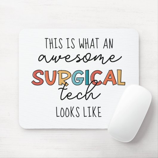 Chirurgische technologiste Funny Surgery OF Tech G Muismat (Met muis)