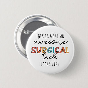 Chirurgische technologiste Funny Surgery OF Tech G Ronde Button 5,7 Cm