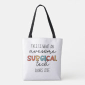 Chirurgische technologiste Funny Surgery OF Tech G Tote Bag (Achterkant)