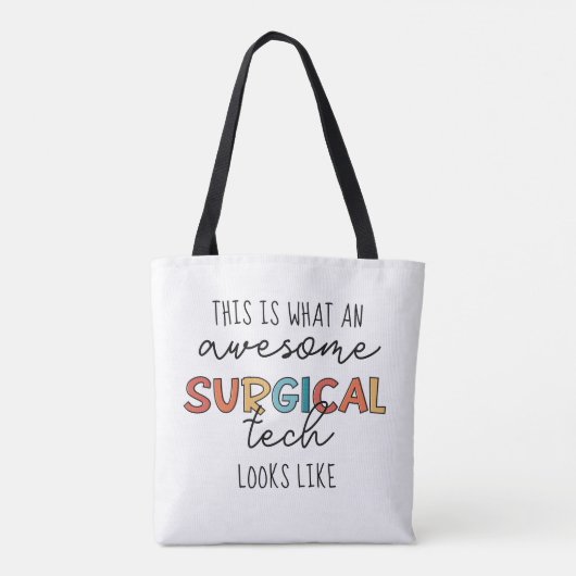 Chirurgische technologiste Funny Surgery OF Tech G Tote Bag (Achterkant)