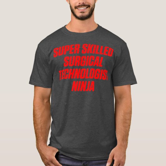 Chirurgische technologiste Skill Scrub Tech T-shirt (Voorkant)