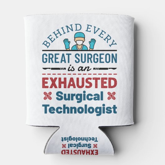 Chirurgische Technoloog chirurgische tech Funny Ge Blikjeskoeler (Achterkant)