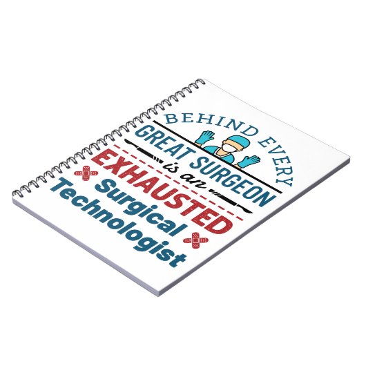 Chirurgische Technoloog chirurgische tech Funny Ge Notitieboek (Linkerzijde)