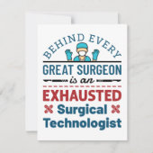 Chirurgische Technoloog chirurgische tech Funny Ge Notitiekaartje (Voorkant)