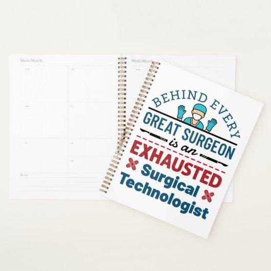 Chirurgische Technoloog chirurgische tech Funny Ge Planner (Display)