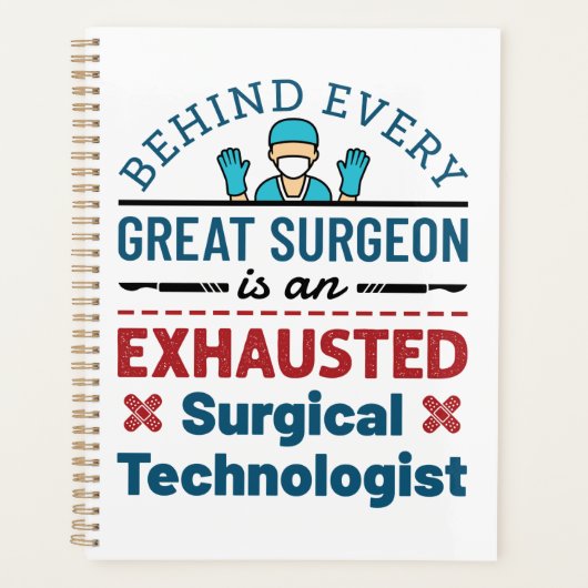 Chirurgische Technoloog chirurgische tech Funny Ge Planner (Voorkant)