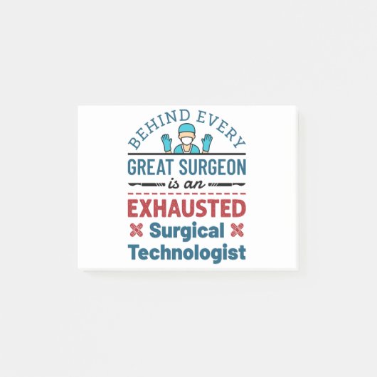 Chirurgische Technoloog chirurgische tech Funny Ge Post-it® Notes (Voorkant)