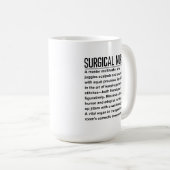 Chirurgische verpleegster koffiemok (Voorkant rechts)