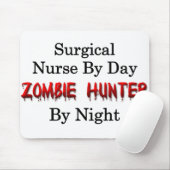 Chirurgische verpleegster Zombie Hunter Muismat (Met muis)