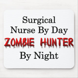 Chirurgische verpleegster Zombie Hunter Muismat