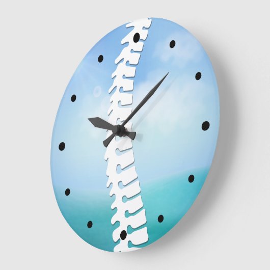 Chirurgische zijdelingse Logo wandklok (Hoek)